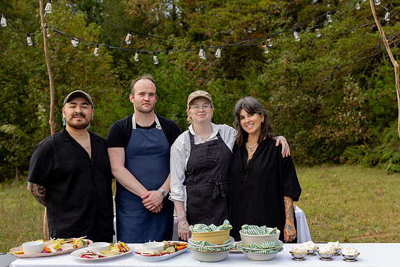 Rafael Alcantar, Chef Keefer Hinkel, Chef Jen Anderson, Angie Toole Thompson
